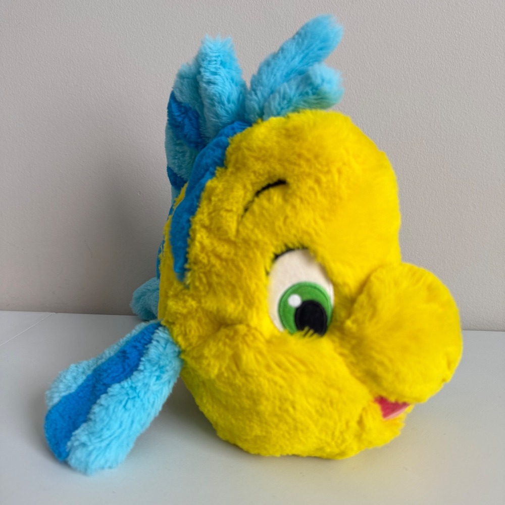 Tokyo Disney Resort Flounder Plush • Exclusive Japan Little Mermaid